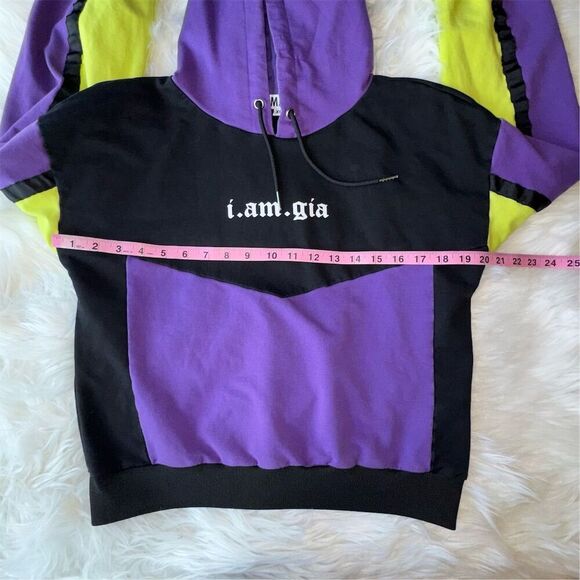 I.AM.GIA Rare Alcyone Cropped Hoodie Size S Graphic Street Style Streetwear - Picture 7 of 11